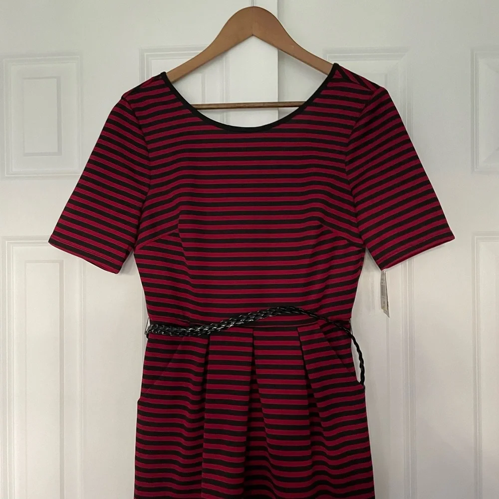 NWT Speechless short sleeved horizontal striped dress